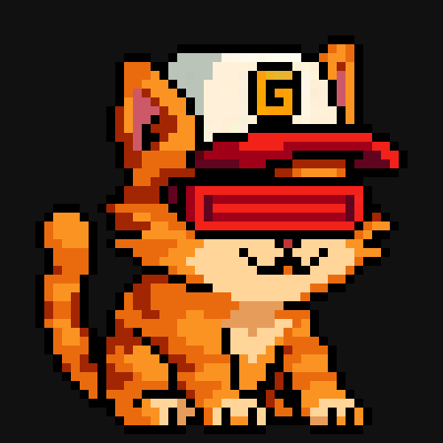 Cyclops pixel cat